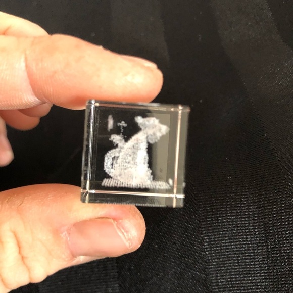 Laser Etched Tigger Cube Decor - Picture 3 of 9